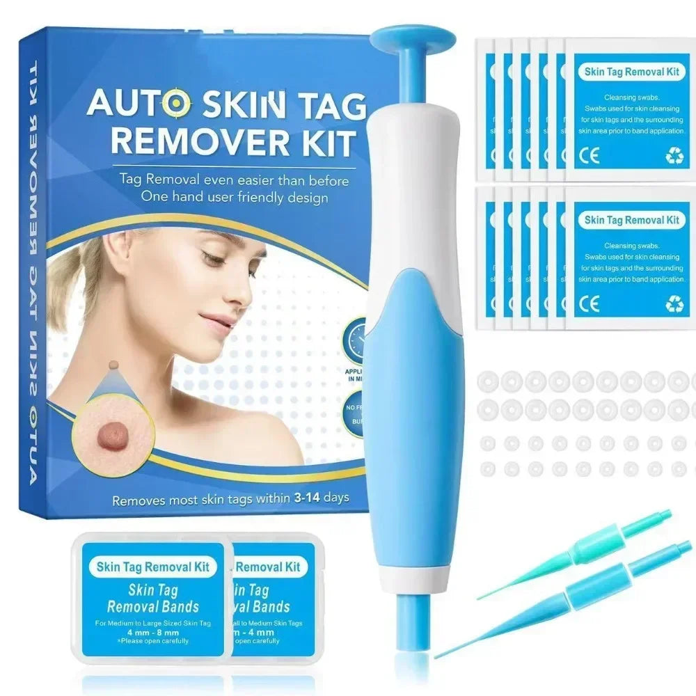 2 In1 Painless Auto Skin Tag Mole Wart Removal Kit  Face Skin Care
