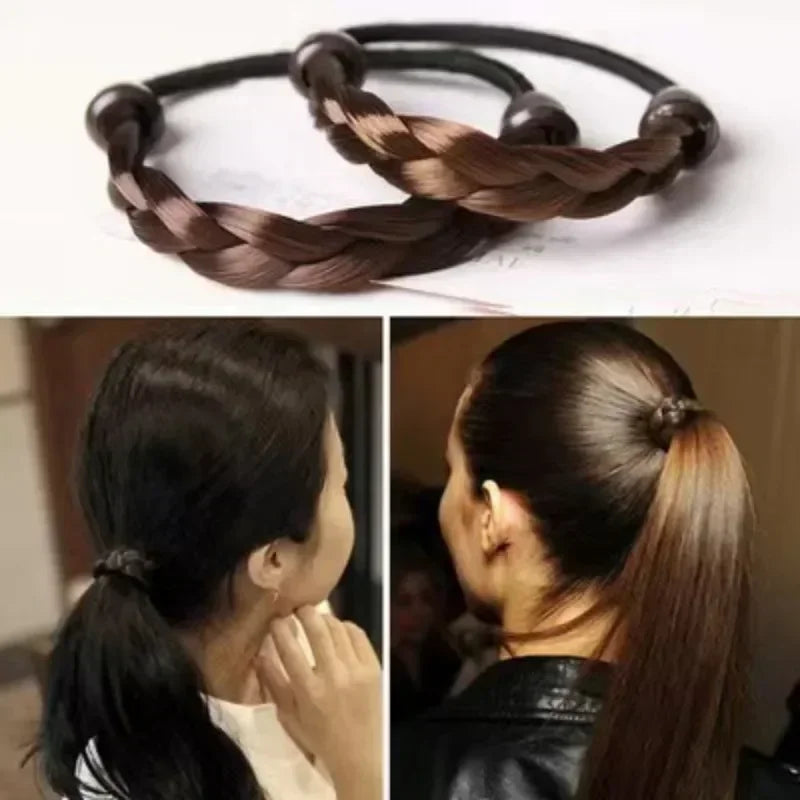 1pc Invisible Seamless Ponytail Headband Hair Band Rubber Bands Women Girls High Elastic Hair Ropes Hair Headdress