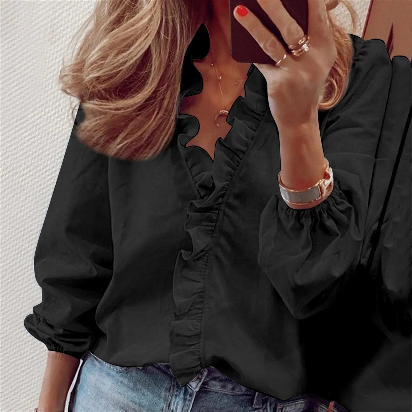 Casual Loose Vintage Blouses