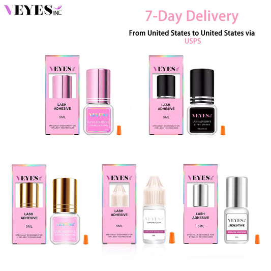5ml Eyelash Extensions Glue  0.5 Second Fast Drying Strong Lash Adhesive 7 Weeks Retention