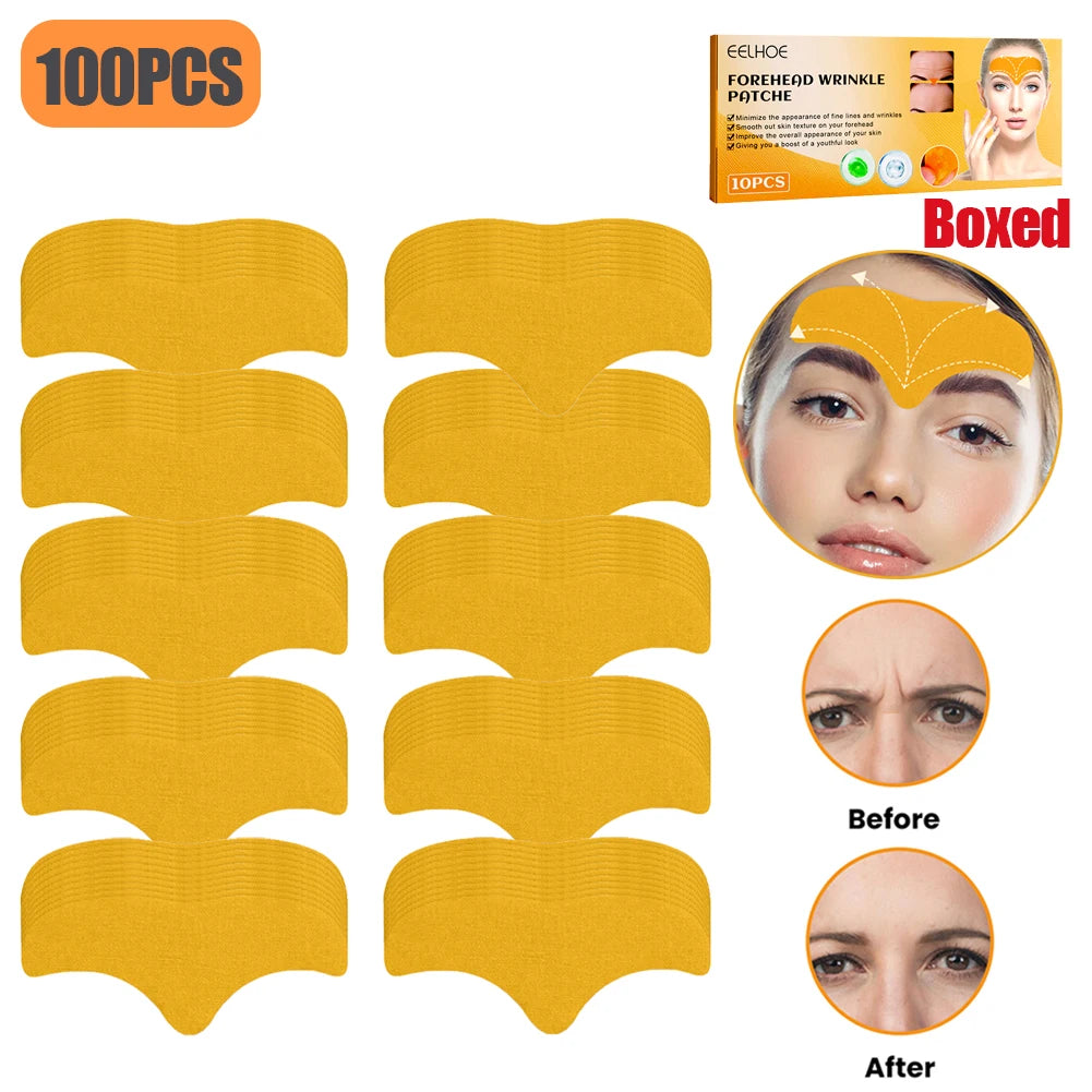100-10pcs Collagen Forehead Wrinkle Patch