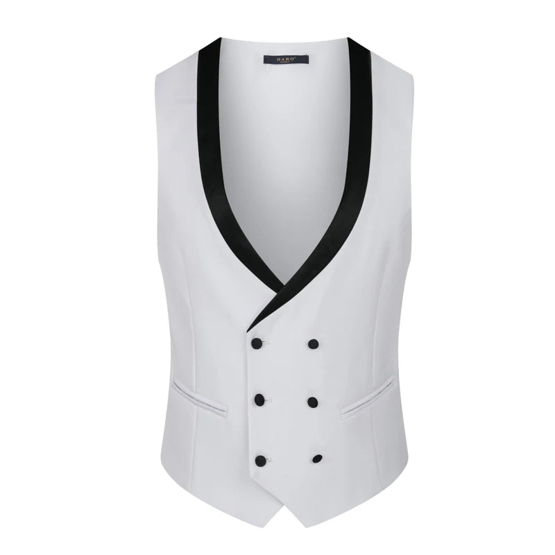 High-grade Light Luxury Men's Suits Set 3 Pieces, Wedding Host Banquet Performance Party Blazer with Pants Vest