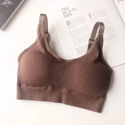 Seamless Sports Bra Fitness Top Yoga Bra Running Crop Top Push Up Sport Bra