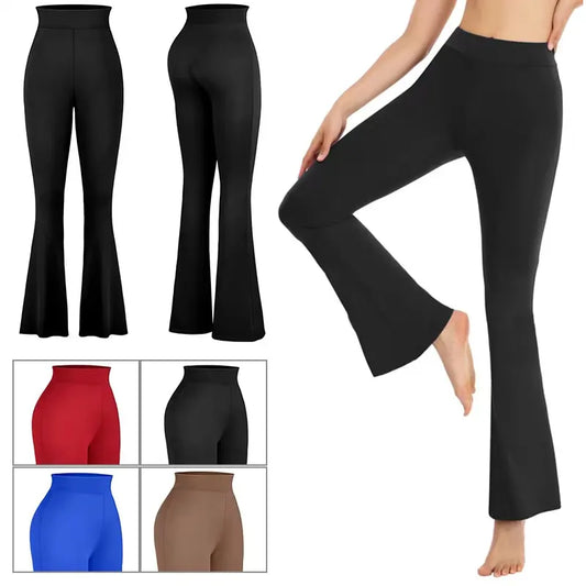 Women High Waist Push Up Leggings Fitness Flare Leggins Workout Legging For Women Casual Jeggings Slimming Sport Pants