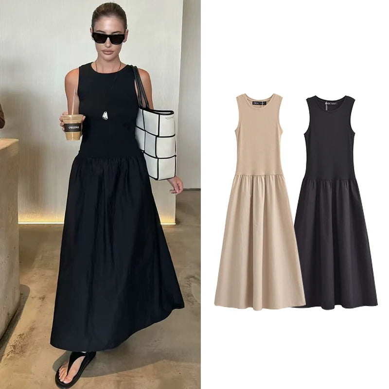 Women's Chic Slim Simple Elegant Dress Street Women's Comfortable Dress