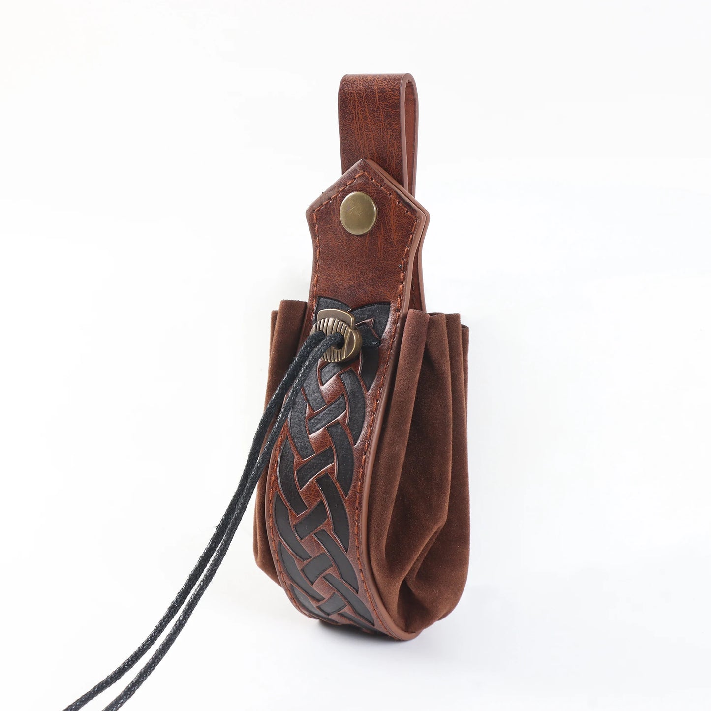 Renaissance Accessories 6 Pack Medieval Pirate PU Leather Belt Bag Cork Potion Bottle Belt