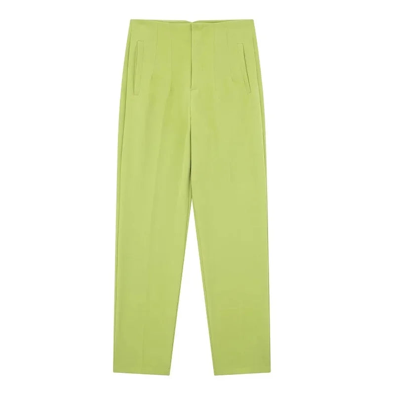 Ladies Pants Office Wear Pants for Women Fashion High waist Formal Pants Office outfits Pencil Trousers