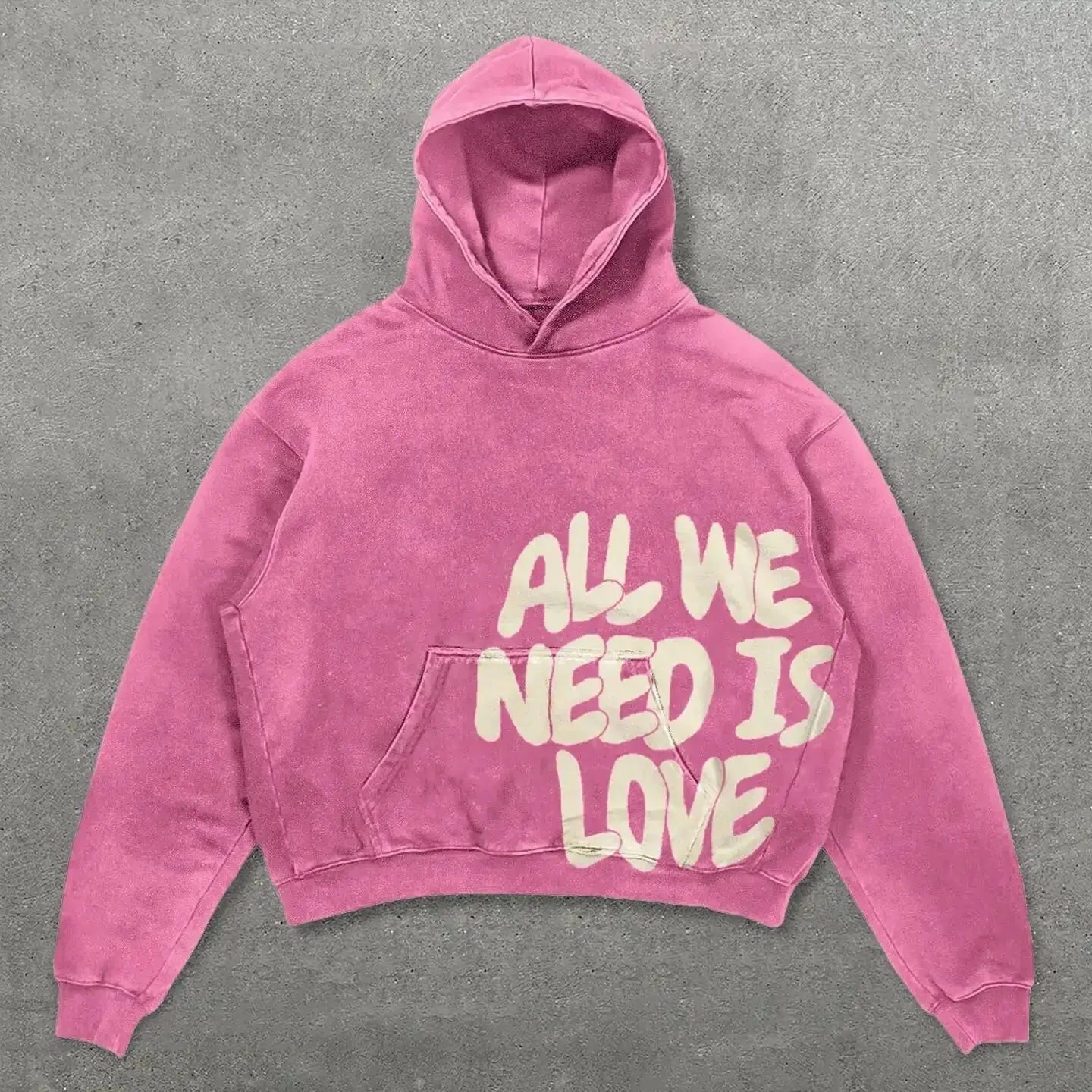Skull Hoodies Fashion Print Top Oversized Pull-over Hoodie  American Streetwear Goth Women