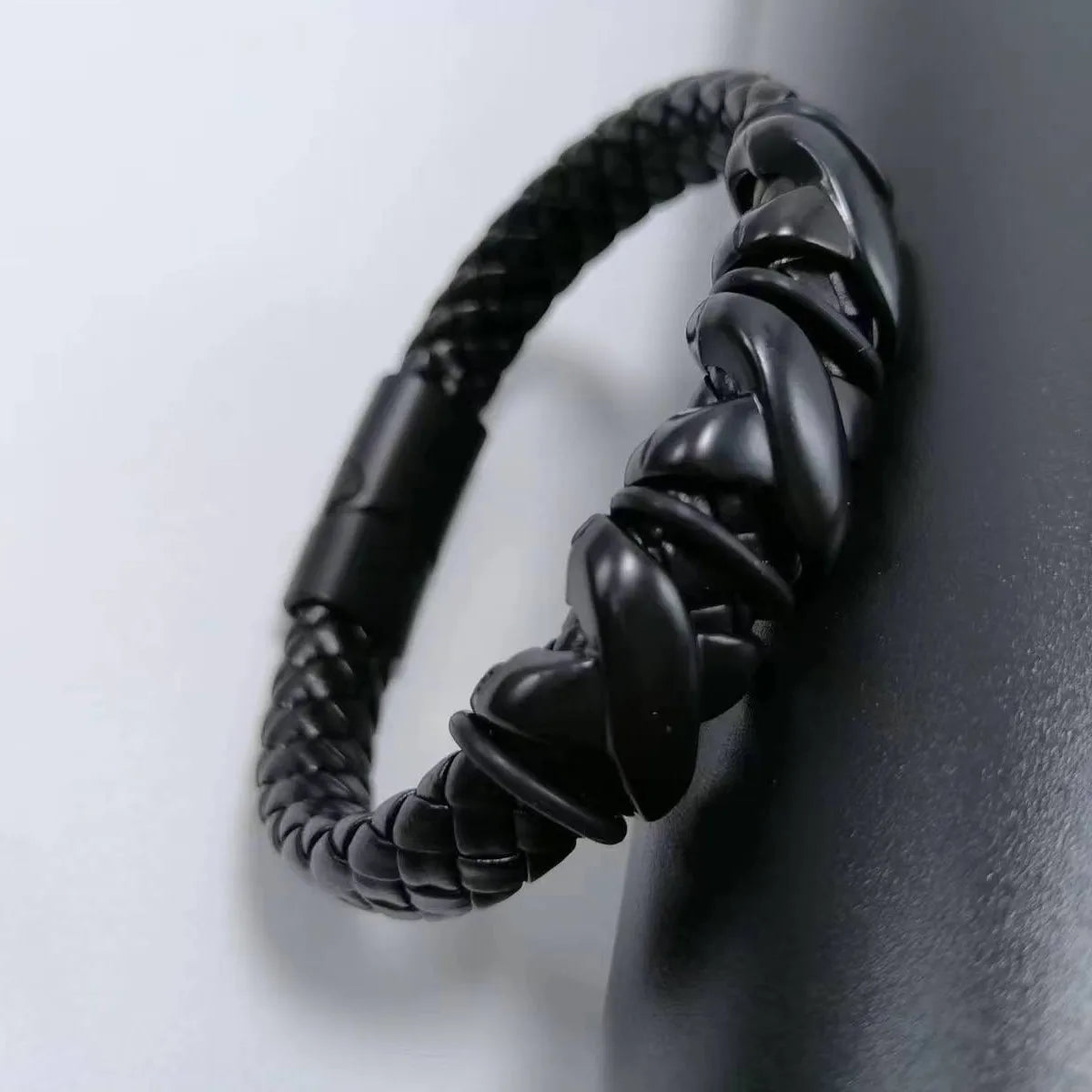 Tree Male Unique Design Trendy Vintage Cuff Men Bracelets PU Leather Bracelets Bangles for  Men Jewelry