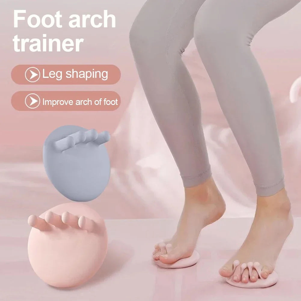 1Pair Foot Arch Trainer Anti-slip Leg Shaping Exerciser