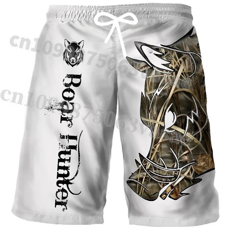 Cool Tiger Lion Wolf Summer Swimsuit Shorts Surfboard Quick Drying Swimsuit Sports Underwear Men's Beach Shorts Adult