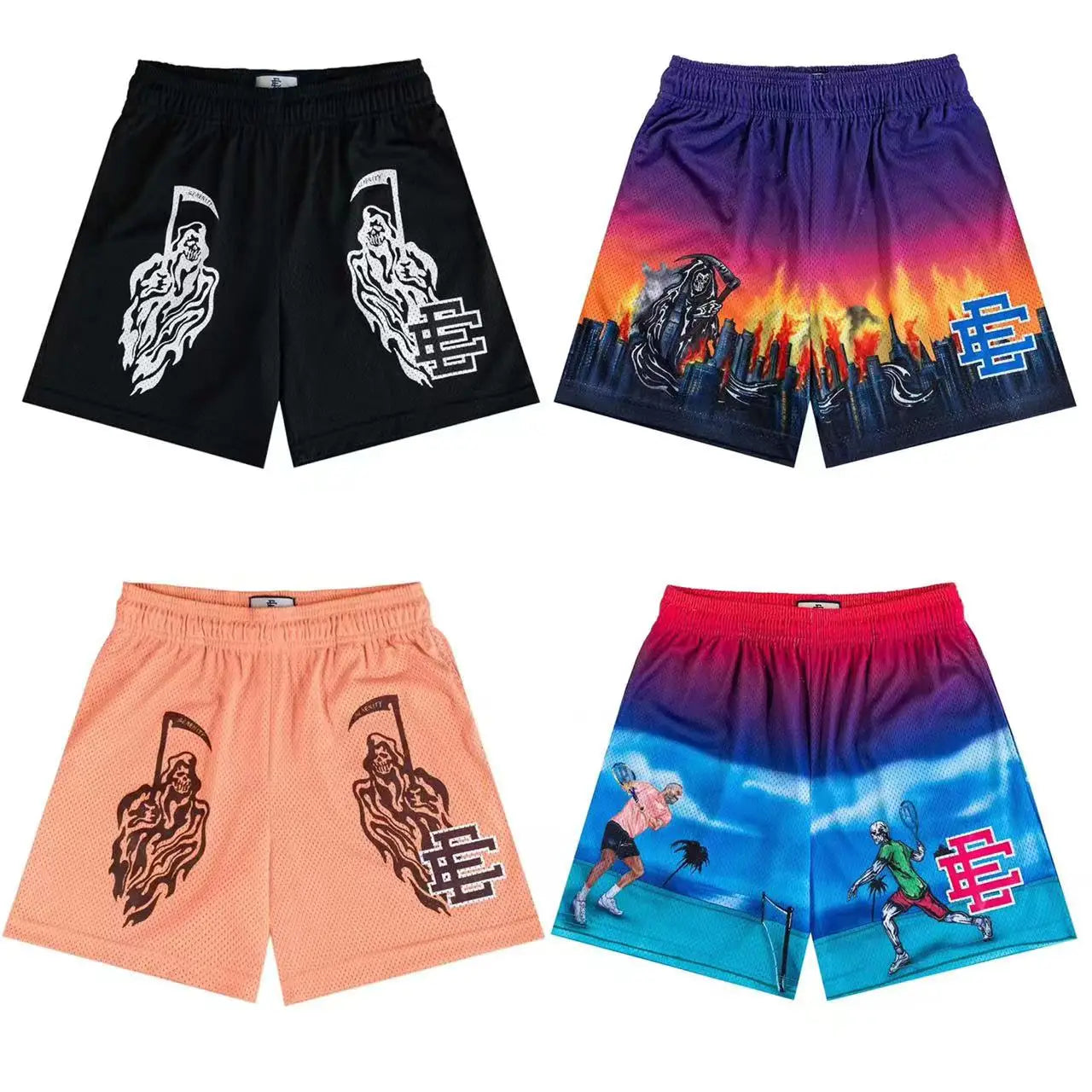 Basic Shorts  casual  fitness sports  Mesh Shorts