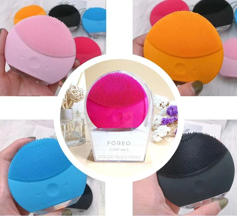 mini 2 facial silicone facial cleansing brush, USB charging, waterproof, level 8