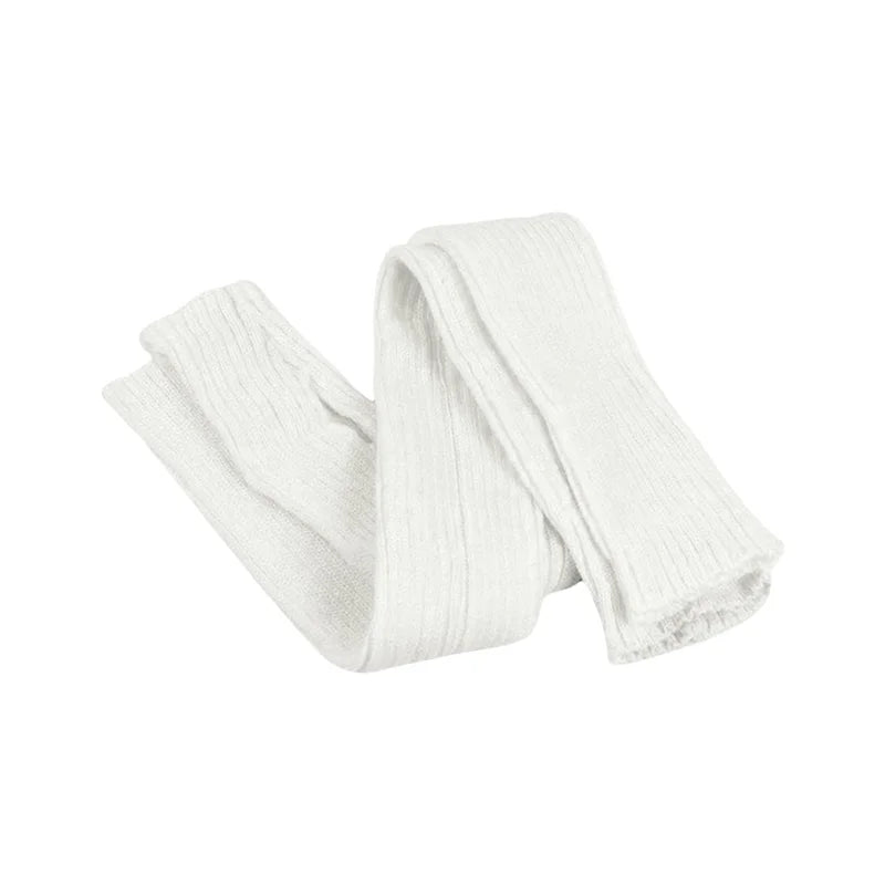 Cable Knit Over the Knee Leg Warmers Boot Socks with Open Toe for Yoga Dance Fitness