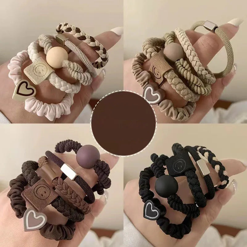 50/100pcs High Elastic Hair Bands  Ponytail Holder Scrunchies