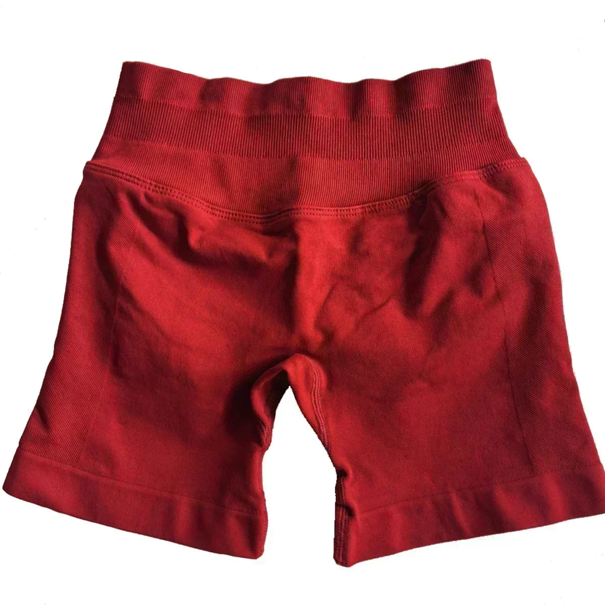 Impact Shorts 4.5 With Logo Low Ribbed Band Yoga Shorts Seamless  Workout Gym Shorts Running Shorts