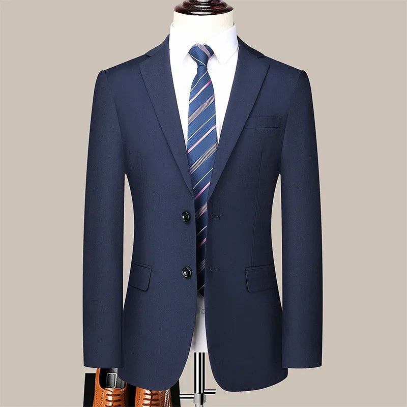 Two-button Business Suit Professional Work Formal Two-piece Set Trousers and Jacket