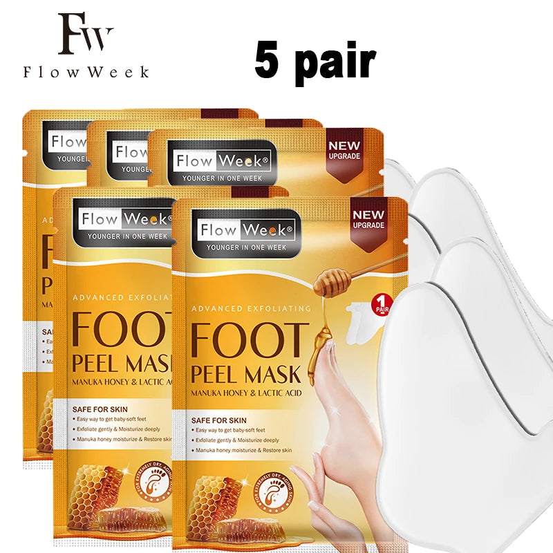 Peeling Foot Mask Repairs Heels & Removes Dry Dead Skin Feet Exfoliating