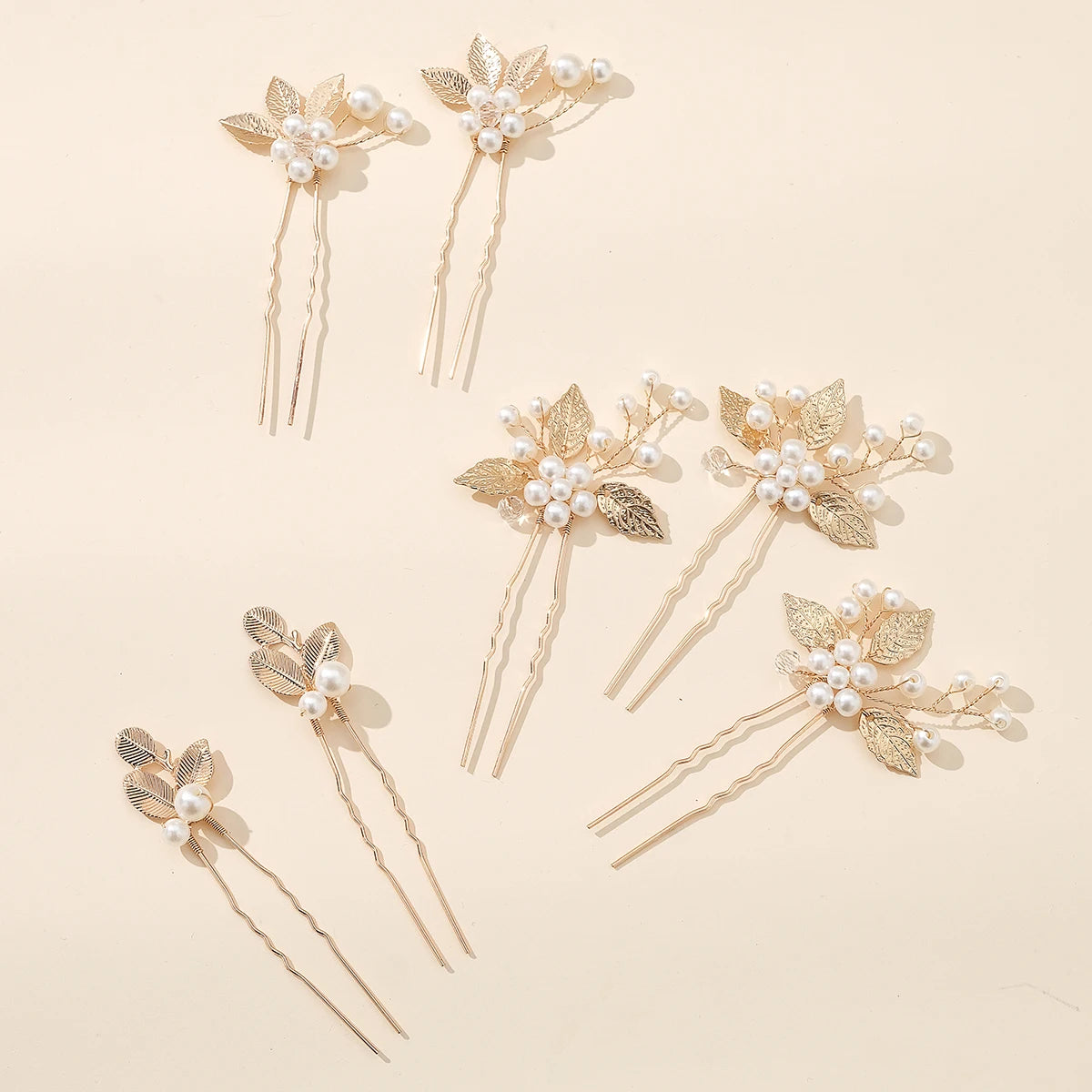 5pcs/pack Flower Clip Women Hair Clip Pearl Hair Comb Accessories Exquisite Hair Jewelry  Hairpin