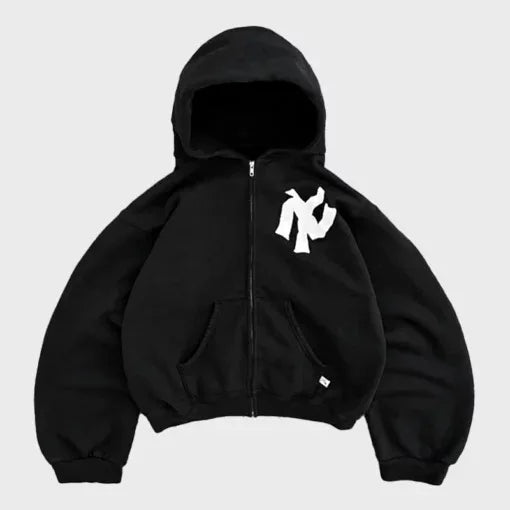 Hoodie Zip up or Pull-over Sweatshirt Streetwear Hip Hop Retro Letter Pattern High Quality Hoodie Women's Clothing