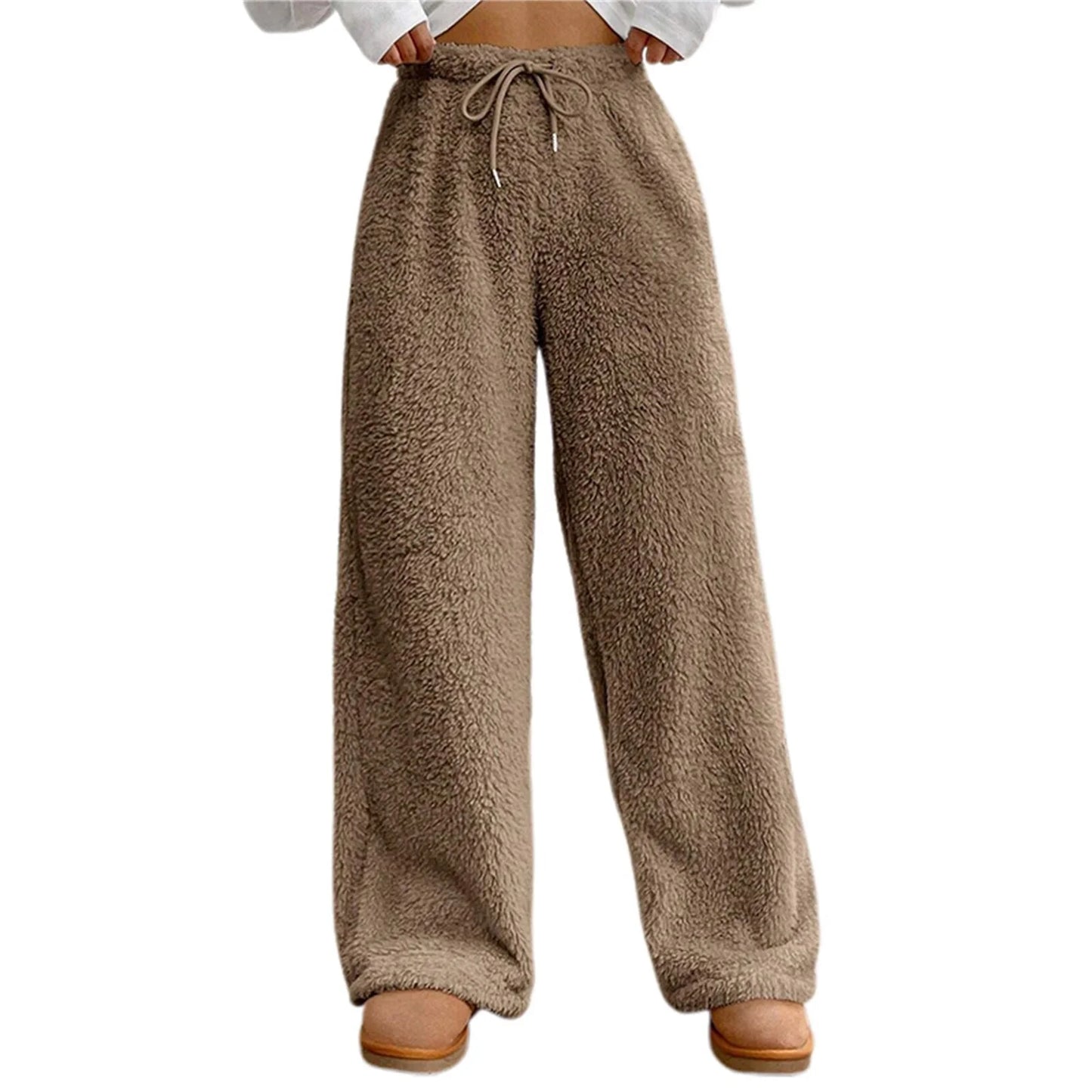 Women s Solid Color Lounge Pants with Elastic Waistband for Ultimate Comfort and Relaxation - Casual Pajama Bottoms for Sleep