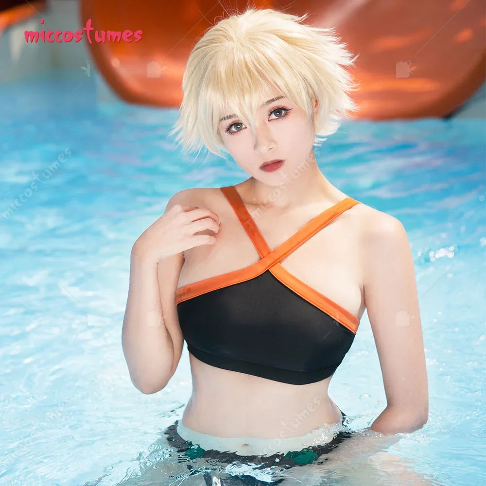 Spliced Bikini Split Swimsuit Swimming Swimwear Bathing Suit