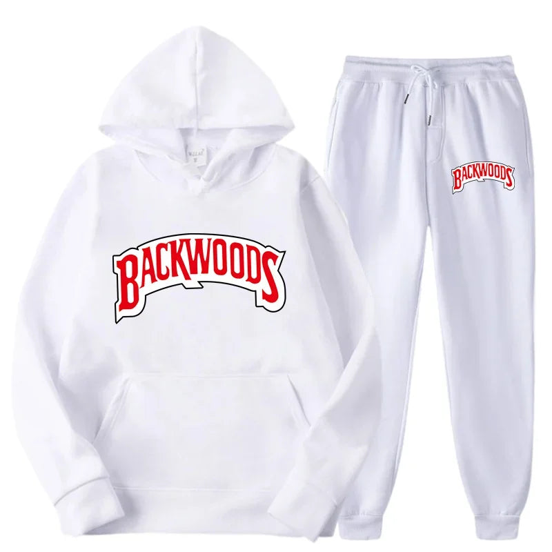 Winter Hoodie Sets Men Fashion Fleece Hoodies Brand Pants Casual Jogger Suit Tracksuit Sweatshirt Woman Pullover