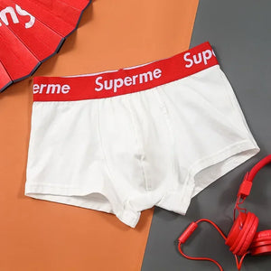 Men's underwear, high - stretch shorts, cotton boxer shorts, sexy, comfortable and soft underpants, plus size (M - 2XL).