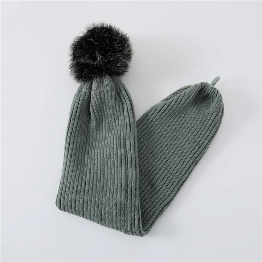 Beanie Hats One Piece Fleece Lined Knit