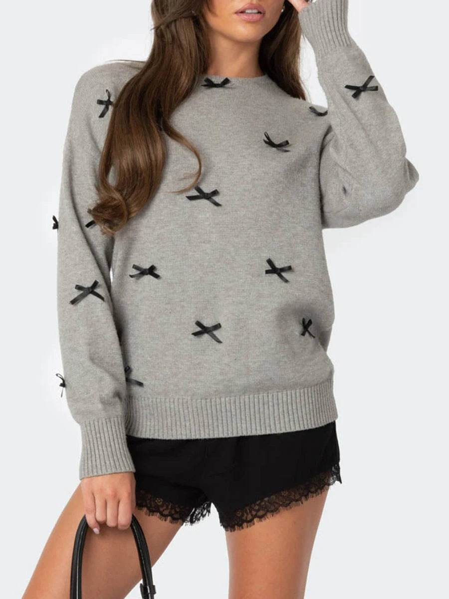 Women s Winter Cable Knit Sweater Round Neck Long Sleeve Ribbed Hemline Solid Color Warm Cozy Casual Pullover