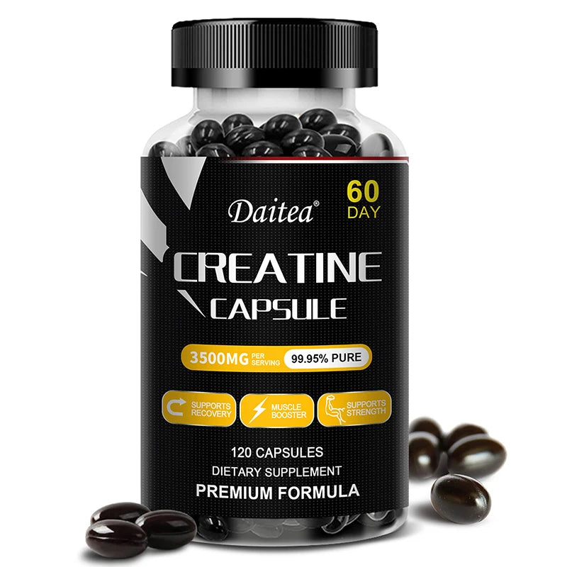 Muscle Mass Supplement - Capsules / Muscle Growth, Natural Performance and Endurance