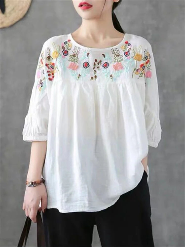 Women's Shirt Cotton Top