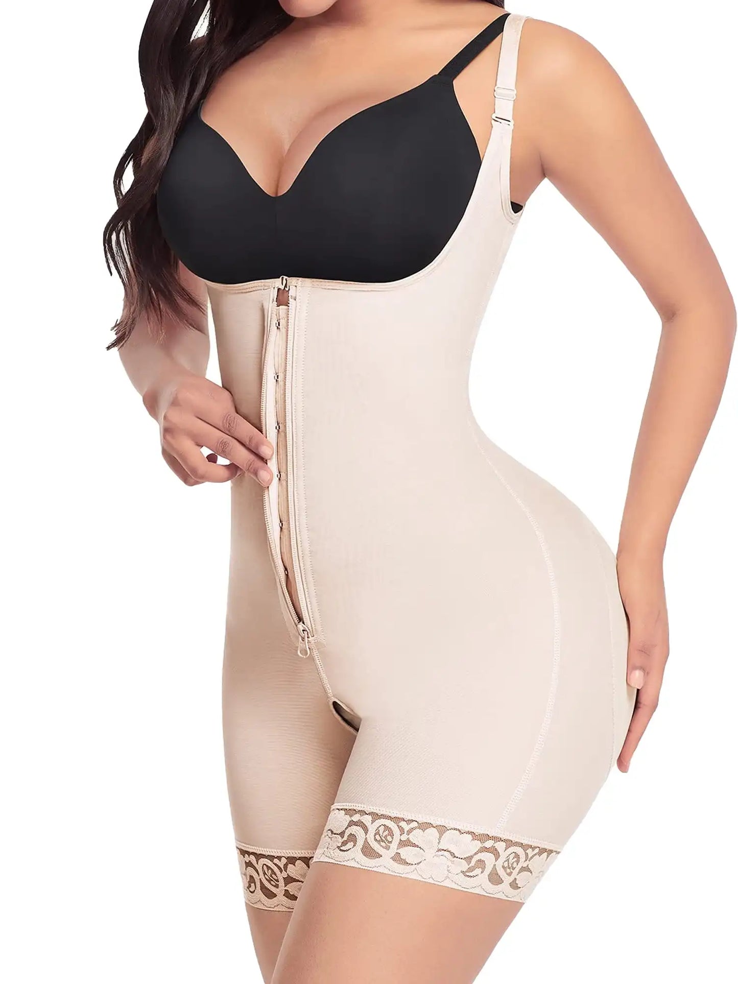 Shapewear Seamless Firm Triple Control Plus Size Thigh Slimmer Tummy Control Body Shaper