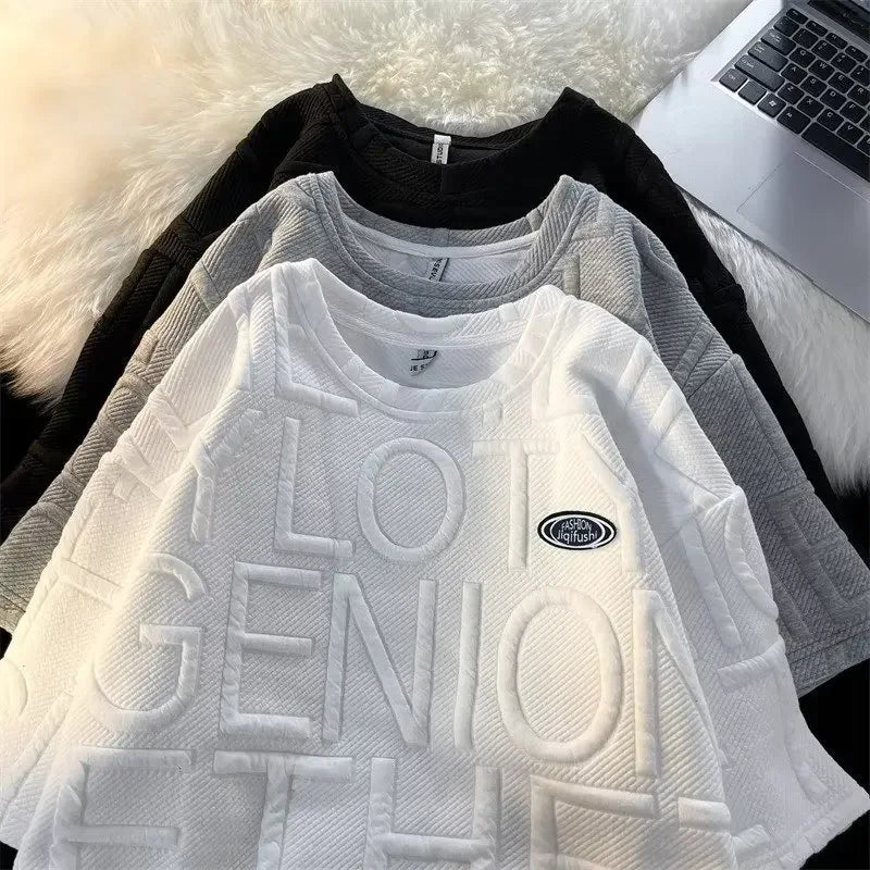 Trendy Casual Set Men's Fashionable Two-piece Set Elegant Summer Simple Style Loose Fitting Short Sleeve Casual Attire