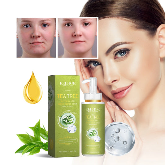 Tea Tree Oil Essence for Acne Scar Reduction Moisturizing and Pore-tightening