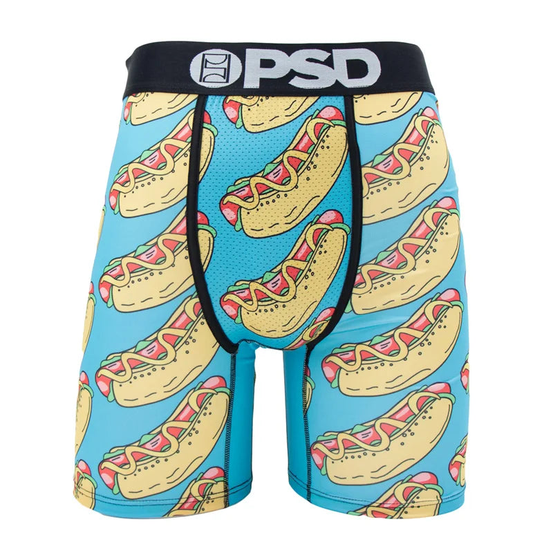 1Pcs Sexy Men Underwear Boxers Fashion Print Underpants Male Boxers Men's  Plus Size Breathable Man Boxer Briefs Trunks