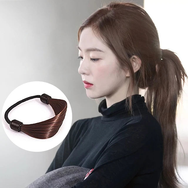 Fake Hair Bangs Hairband Hair Styling Tools Hair Clip Extension Synthetic Hair Fake Fringe False Hairpiece Clip In Bangs Headband