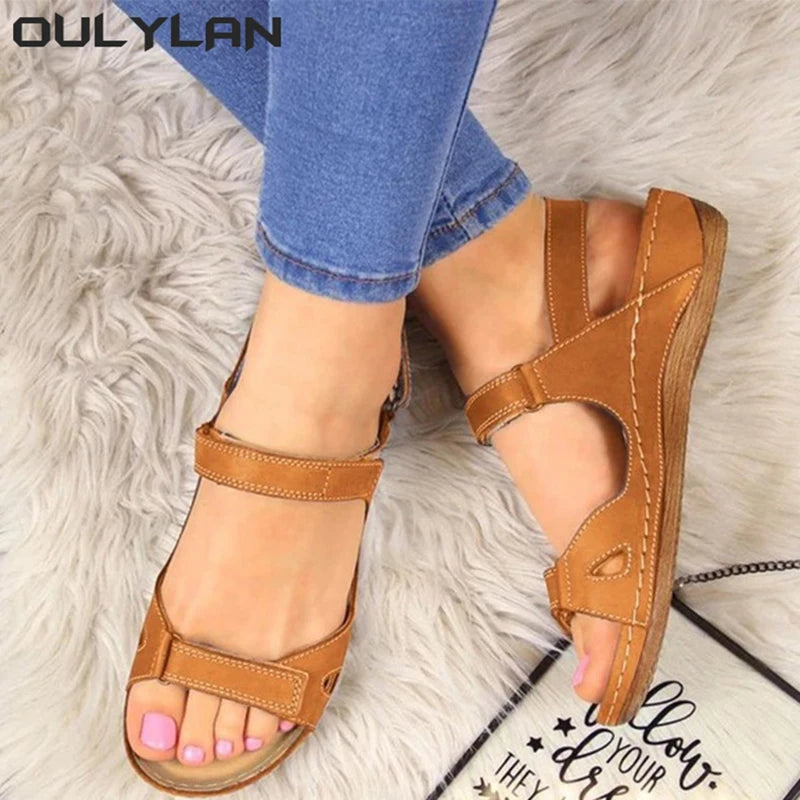 Summer Sandals  Outdoor Beach  Shoes Casual Gladiator Platform Shoes