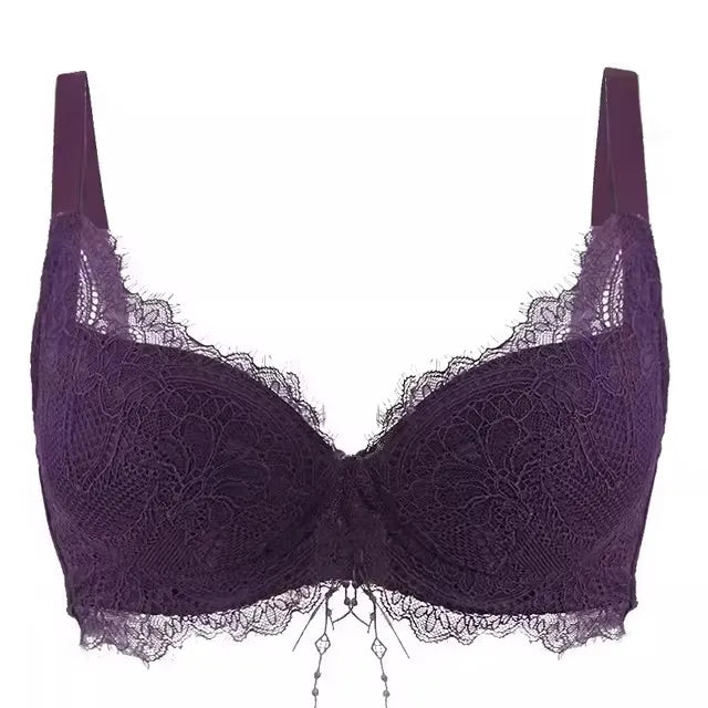 Push Up Padded Bras Sexy Top Up Lace Plus Size Bra Underwire