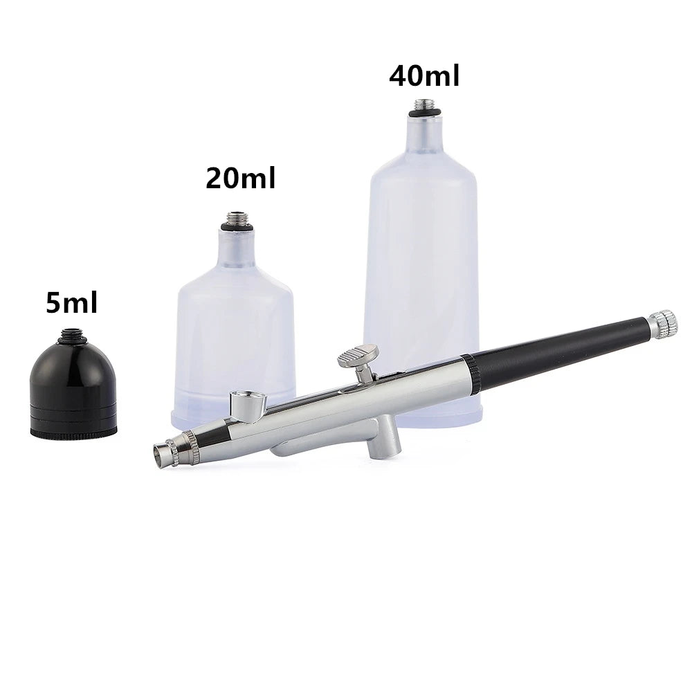Top 0.3mm Mini Air Compressor Kit Air-Brush Paint Spray Gun Airbrush For Nail Art Tattoo Craft