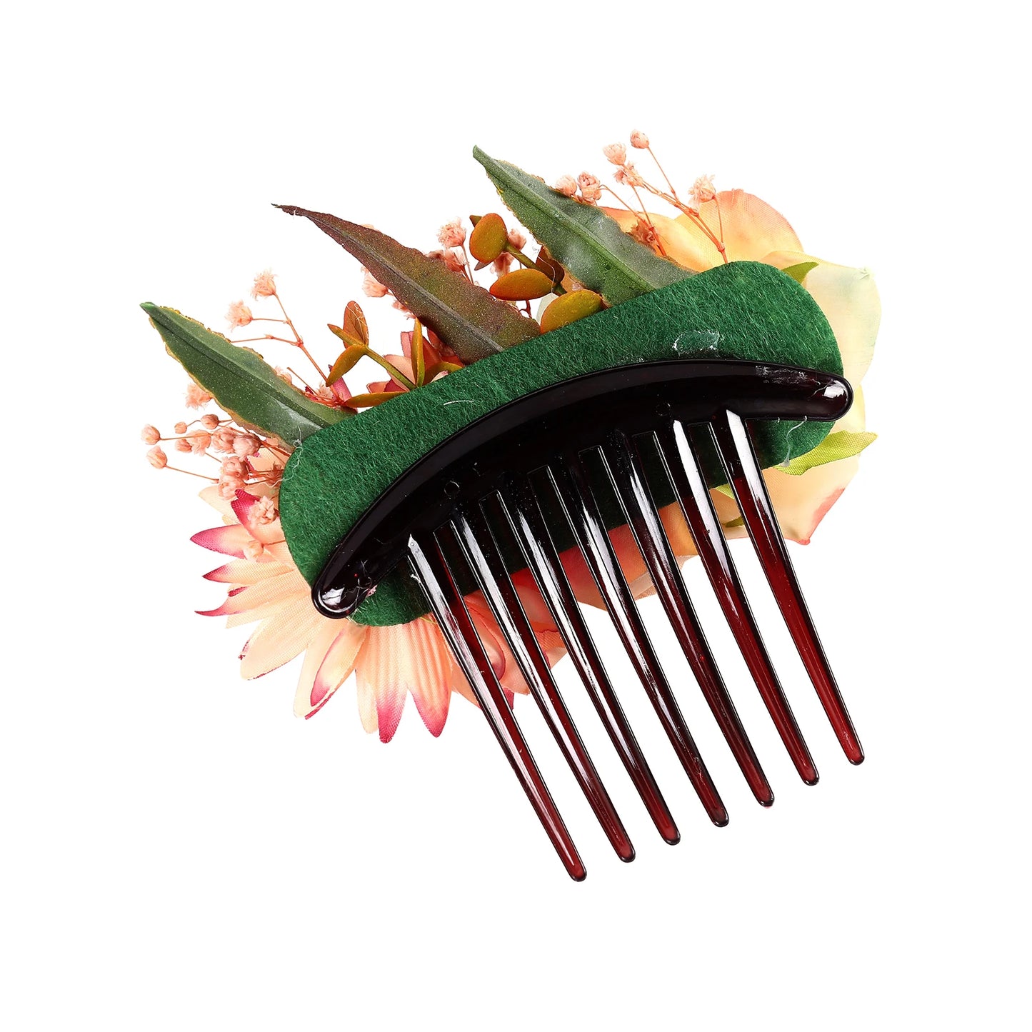 Flower Hair Comb Hairpin Bouquet Headdress Hair Combs Hair Accessories for Women Girls Floral Hairpins