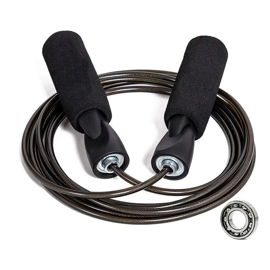 Adjustable Jump Rope For Speed Skipping Exercise Weight-Loss Fitness Women Men Steel Ropes With Bearings