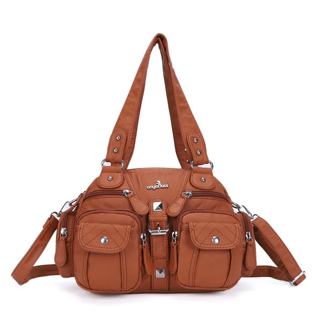 Handbags Satchel Top-handle Handbag PU Shoulder Bag Dumpling Pack  Shoulder Bags