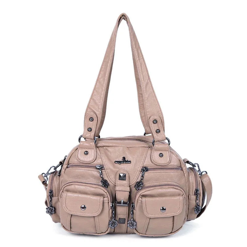 Handbags Satchel Top-handle Handbag PU Shoulder Bag Dumpling Pack  Shoulder Bags