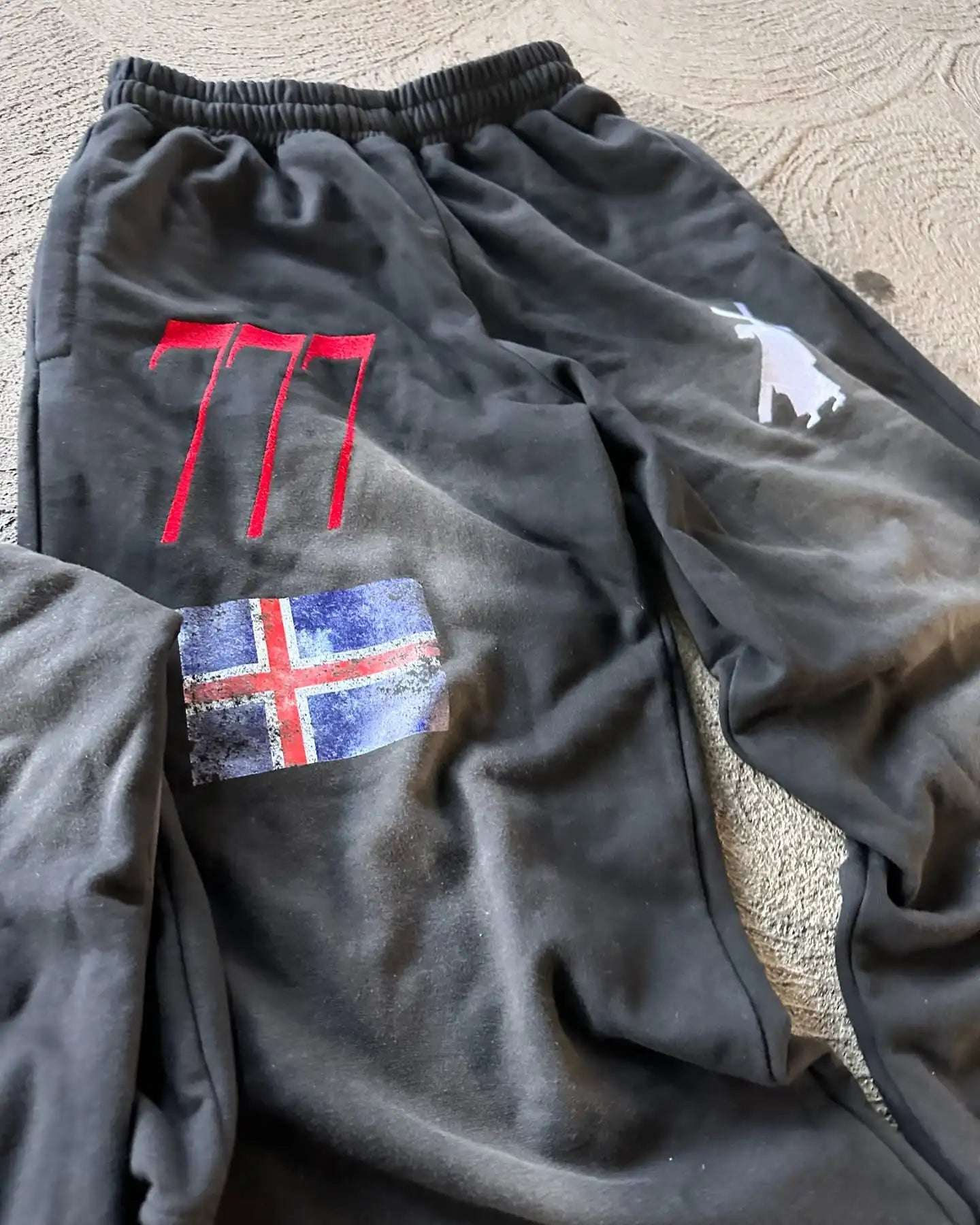 Streetwear Men's Clothing Letter Embroidered Hoodies Coat Straight Pockets Graphics Baggy Pants