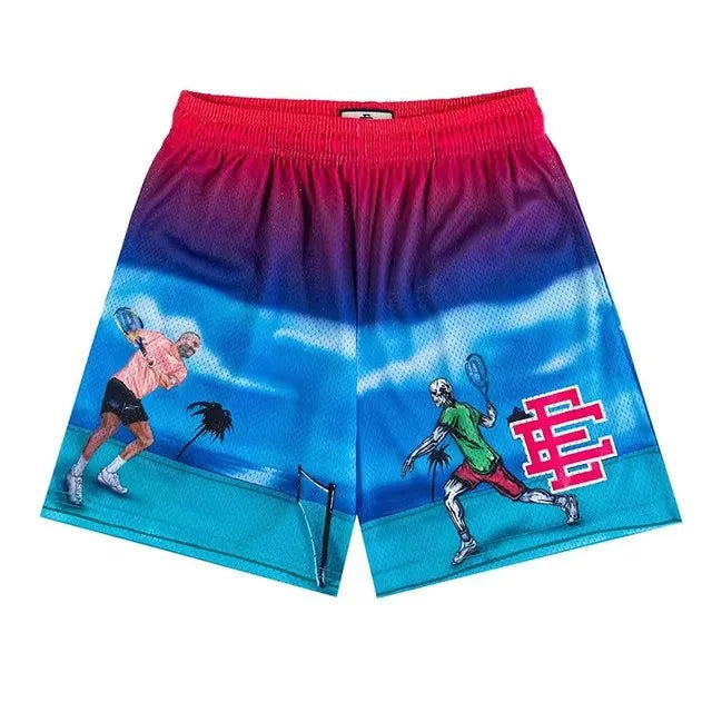 Beach Board Shorts fitness Training Workout Sport Short  Jogging Mesh Casual Shorts