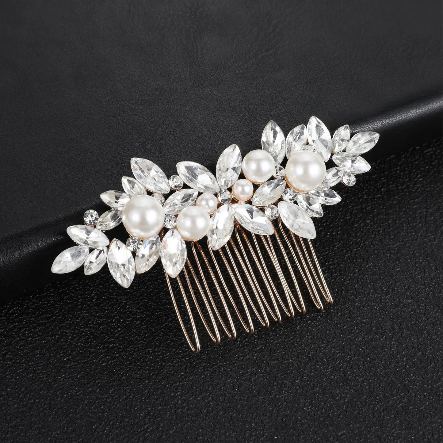 Comb Head Jewelry Bride Hair Clips Headpiece Crystal Women Bridal Hair Accessories Women Hair Ornaments