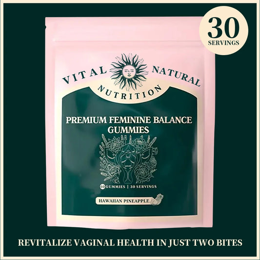 60 pieces of Vital Source Feminine Balance Gummies  Hawaiian Pineapple