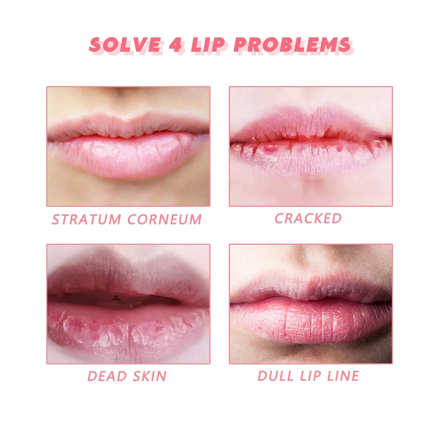 Pink Lips Scrub Exfoliator Dead Skin Removal  Fade Lip Lines Anti Dryness