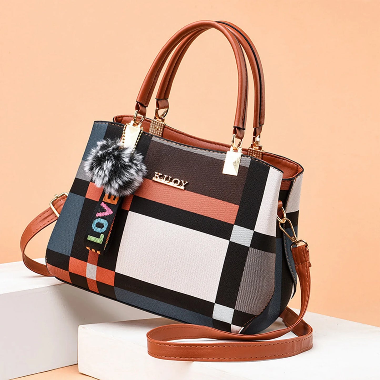 Elegant Designer Handbags Women Bags Messenger Pu Leather Crossbody Bags Shoulder Bag Top-Hand Tote Bag